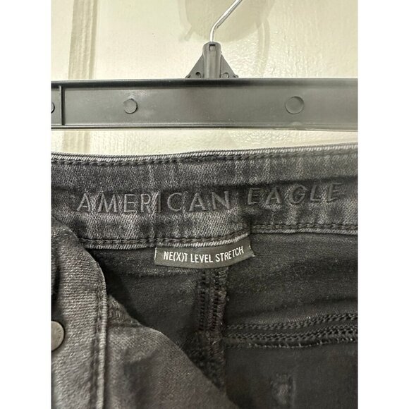 American Eagle ne(x)t level stretch women’s size 14 X-short black pants - Picture 6 of 10